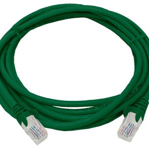 Linkbasic 3 Metre UTP Cat5e Flylead Green