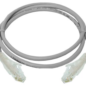 Linkbasic 1 Metre UTP Cat6a Flylead Grey