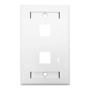 Linkbasic Two Port Faceplate 115 x 70mm