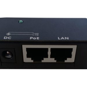 Single Port Fast Ethernet Passive PoE Injector