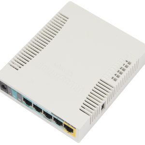 MikroTik 2.4GHz 2.5dBi 5 Port Ethernet WiFi Router