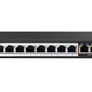 Scoop 10 Port Gigabit 8 PoE 96W Switch