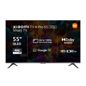 Xiaomi A Pro 55" QLED 4K Smart TV (HDR10+, Google TV, Dolby Audio, 60Hz)
