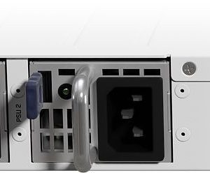 MikroTik Hot-swap power supply.