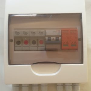Acconet 250V Protection Box 2 Inputs 1 Outputs 50A Isolator 10A fuses