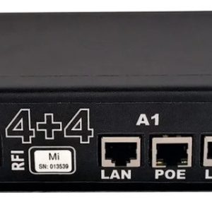 Micro Instruments - 8 Channel Gigabit POE Injector with a remote management Ethernet Port