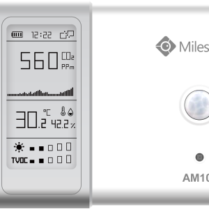 Milesight Indoor Ambience Monitoring - Temperature, Humidity, Motion, Light, CO2, TVOC Sensor