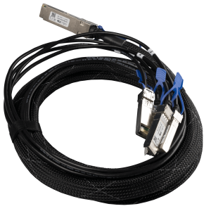 MikroTik QSFP28 to 4xSFP28 break-out cable (100G to 4x25G), 3m