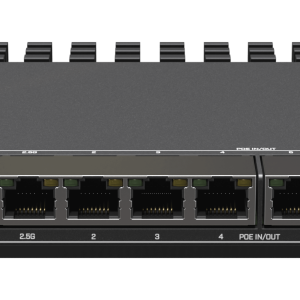 MikroTik 7 Gigabit 1 x 2.5Gbps 1 SFP+ PoE Router L5 License | MT-RB5009UPR+S+IN