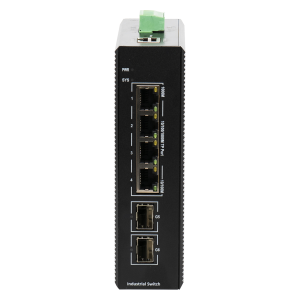 BDCOM 4 Port Gigabit Industrial PoE+ Switch With 2 SFP - Managed