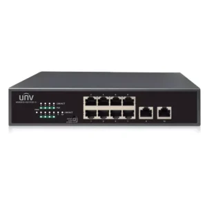 UNV - 8x Gigabit PoE Ethernet Port Switch, 2x Gigabit port