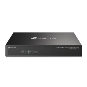 TP-Link VIGI NVR1008H 8-Channel 8MP PoE+ NVR | NVR1008H-8P