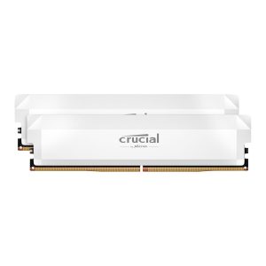 Crucial Pro DDR5-6000 64GB Overclocking Memory Kit - White