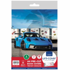 Marlin A4 PreCut Book Covers Porsche 5pack