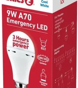 Ellies 9W Emergency LED Bulb B22