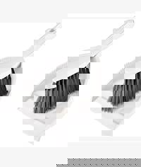 Casey Handheld Dust Pan And Brush Set White