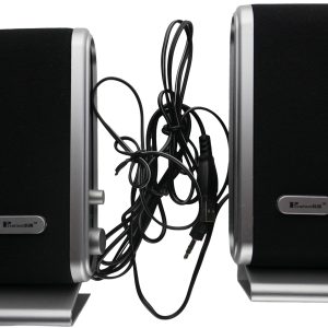 Unique USB Multimedia Speakers Black & Silver
