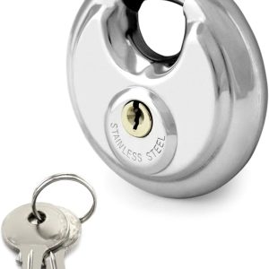 Noble 60mm Stainless Steel Disc Padlock