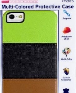 Promate Green/Black/Brown Pancy iPhone 5 Protective Case