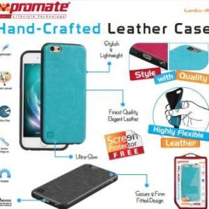 Promate Pink Lanko i6 Leather Flexible SnapOn Case