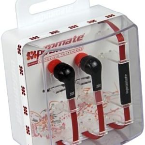 Promate Red Aurus Universal Handsfree Stereo earphone