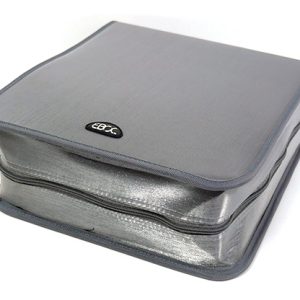 Ebox 240pcs Cd Holder Sparkling Grey
