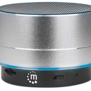 Manhattan Silver Metallic LED Bluetooth Speaker