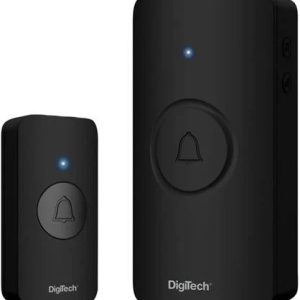 Digitech 100 Metres Wireless Doorbell Black