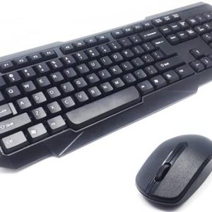 UniQue Wireless USB 104 Keys Standard US Layout Keyboard & Mouse Combo