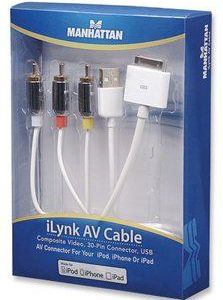 Manhattan ilynk AV Cable Composite Video Cable 3 X RCA
