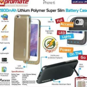 Promate aidCase-i6 2800mAh Lithium Polymer