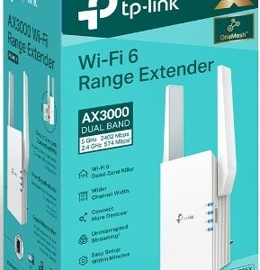TP Link AX3000 Mesh WiFi 6 Range Extender
