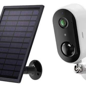 Laxihub Wireless Outdoor Security Camera & Solar Panel Kit