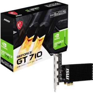 MSI nVidia Geforce GT 710 2GD3H 2GB PCIe 2 x16 Graphics
