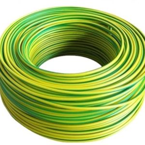 Solarix 6mm² Yellow 7 Green Earth Wire 100 Metre Roll