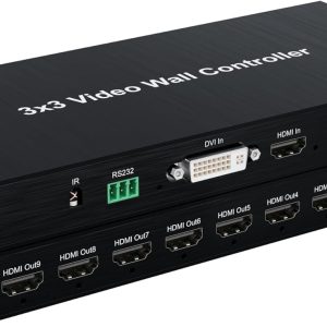 UniQue 3x3 HDMI Video Wall Controller