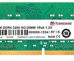 Transcend 32GB DDR4 3200 Mhz Unbuffered SO