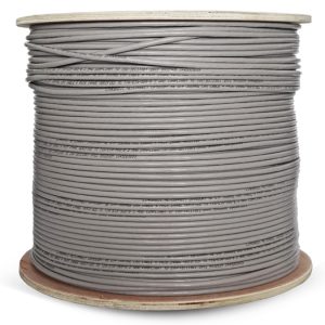 Linkbasic 500m Drum Cat5e Solid Grey UTP Cable