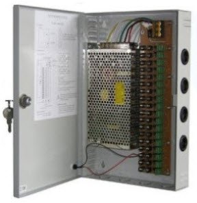 Securnix 12VDC 10Amp 9 Channel CCTV Power Supply Input:110
