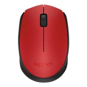 Logitech M171 Optical Wireless Mouse Red