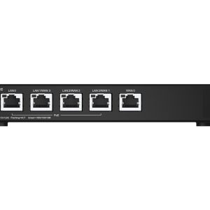 Reyee 5 Port Gigabit 4 WAN 4 PoE 60W 300 User Cloud Router