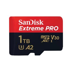Sandisk Extreme Pro 1TB 4K Video MicroSDXC Card with Adapter