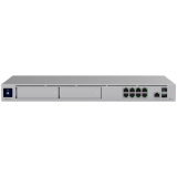 Ubiquiti rack-mount Cloud Gateway with 10 Gbps performance, multi-WAN load balancing, and two NVR drive bays designed for large-scale, multi-application UniFi sites.