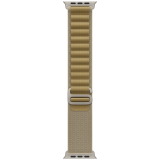 49mm Tan Alpine Loop - Medium - Natural Titanium Finish