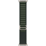 49mm Dark Green Alpine Loop - Small - Natural Titanium Finish