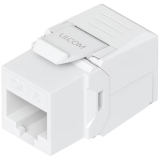 Ubiquiti UniFi UACC-Keystone-Jack-C6 keystone for terminating a Cat6 Ethernet jack without the use of a punch-down or crimping too, (12) Keystone Jacks per pack