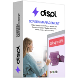 Displ, Digital Signage CMS, Screen Management type, 1 year