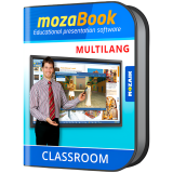 mozaBook MULTILANG - 40 languages / one device/ 1 Yearinteractive educational presentation software for teachers