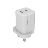 CANYON charger CU45AC GaN 45W 2xPD UK White