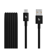 Beats USB-A to USB-C Woven Cable (1.5 m) - Bolt Black